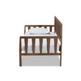 thumbnail image 2 of Baxton Studio Midori Modern and Contemporary Transitional Walnut Brown Finished Wood Twin Size Daybed, 2 of 5