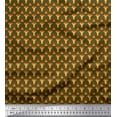 thumbnail image 1 of Soimoi Georgette Viscose Fabric Triangle & Giraffe Face Shirting Print Fabric by The Yard 42 Inch Wide, 1 of 1