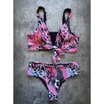 thumbnail image 4 of LIORA Women Two Pieces Bathing Suit Tie Knot Front Tops with High Waisted Bottom Bikini Set Swimsuit, 4 of 6