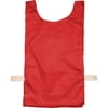 Champion Sports Heavyweight Nylon Pinnie, Pack of 12, Red, Adult