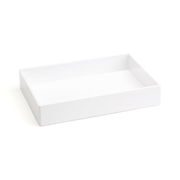 Poppin Medium Accessory Tray, White