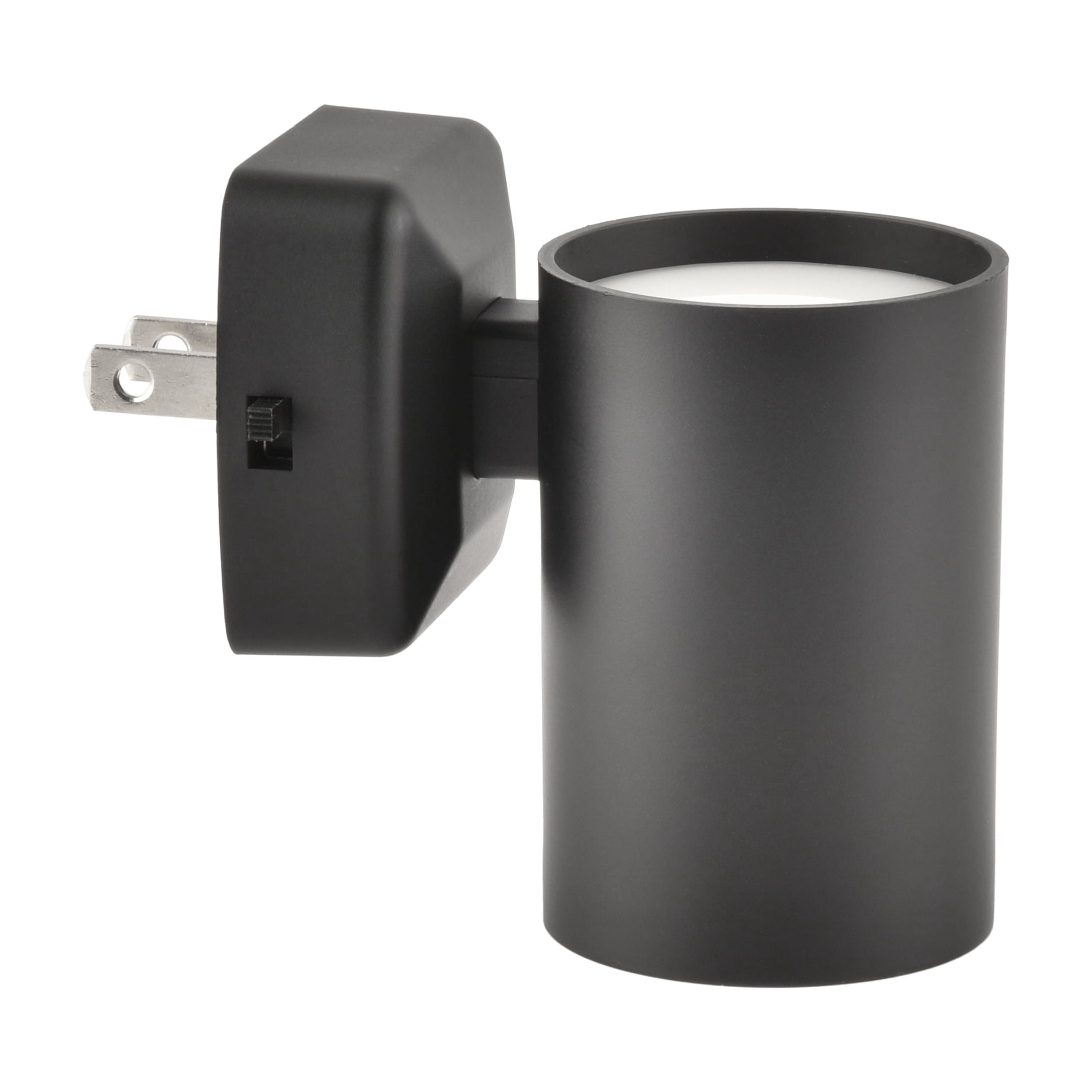Better Homes & Gardens Black LED Night Light, Soft White, Dusk to Dawn, Dual-Lumen Switch Select, 1 Pack