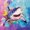 Magenta Cyan Orange, variant on Erosebridal Cartoon Shark Zipper Twin Comforter Sets with Fitted Sheet and 2 Pillowcases, Coastal Animal Zipper Bedding Set, Navy Reversible