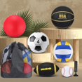 thumbnail image 4 of Juego de pelotas deportivas Realspring para niños y adolescentes con bolsa y bomba, 6 unidades, 4 of 6