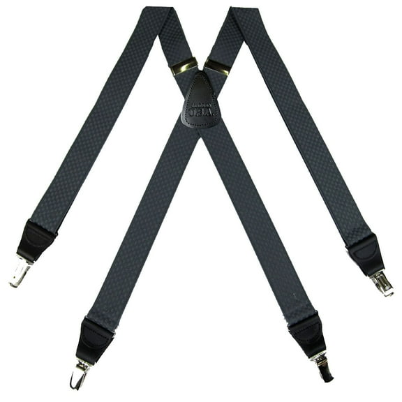 BuyYourTies - Gray Mens Fashion Dress Suspender Made in USA