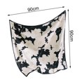 thumbnail image 6 of Shenmeida Women Twill Simulation Silk Feeling Square Hair Wrapping Square Headscarf Female Headwear, 6 of 7