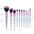 thumbnail image 3 of Kaonry Glittery Transparent Makeup Brush Set for Applying Pink， Dazzled Glitter Makeup Brush Set - Bling Cute Crystal Brushes Sets for Face Eye Eyeshadow Lip Blushs, 3 of 9