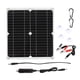 thumbnail image 1 of Kit de cargador de batería de panel solar de 20W y 18V, módulo monocristalino con controlador de carga de 10A, 1 of 5