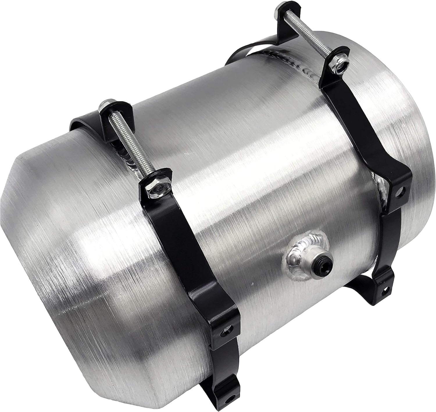 JSD With Internal Baffle 2.5 Gallons 12 x 8 Center Fill Spun Fuel Tank / Gas Tank 1/4 NPT For Go Cart
