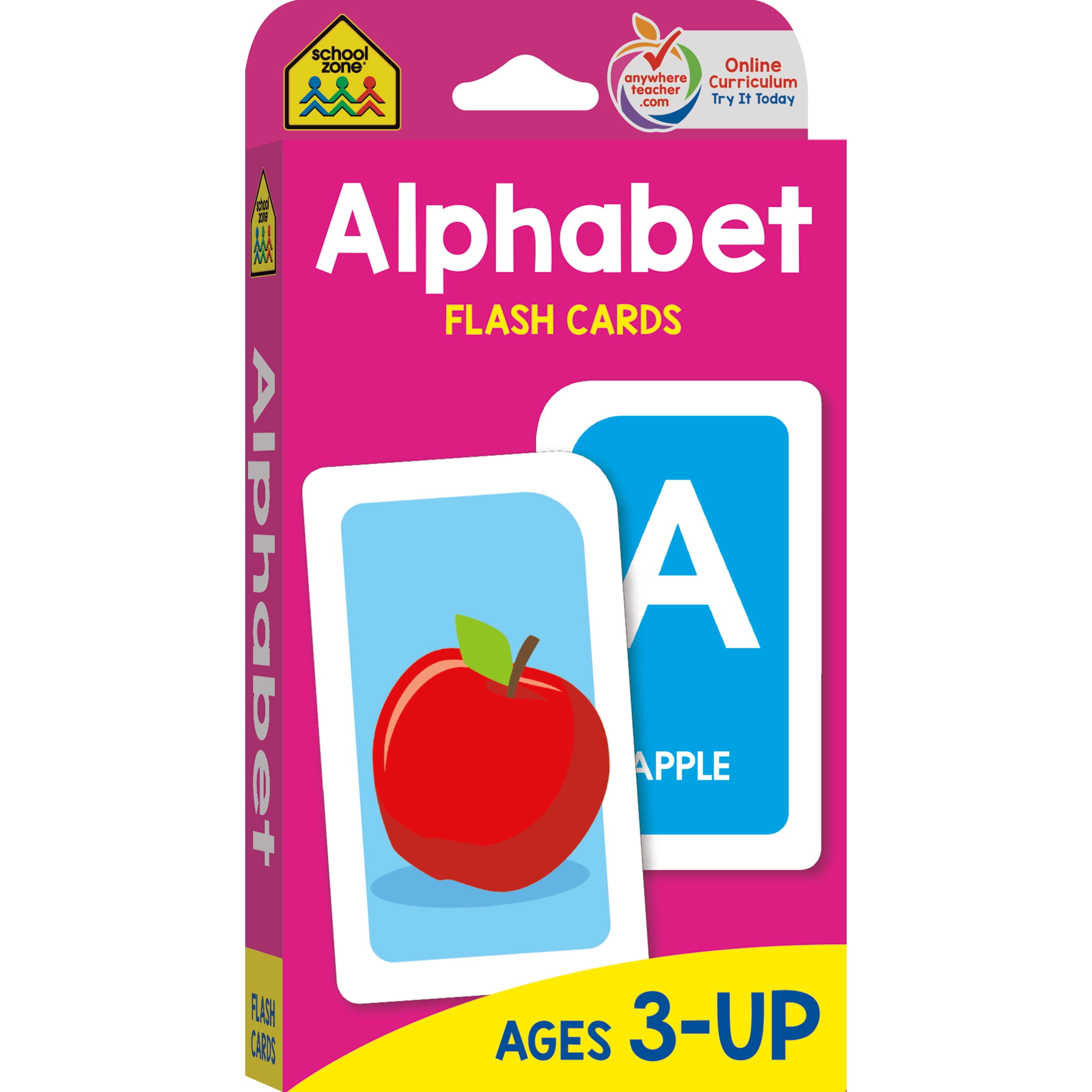 Alphabet Flash Cards For Kids ABC Early Learning Educational First Words MAGNETS 