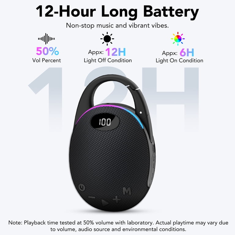 CASCHO 20W Portable Bluetooth Speaker Black photo 5