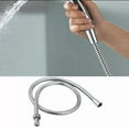 thumbnail image 4 of 6Ft Stainless Steel Shower Head Hose Handheld Extra Long Bathroom Tube Hot, 4 of 6