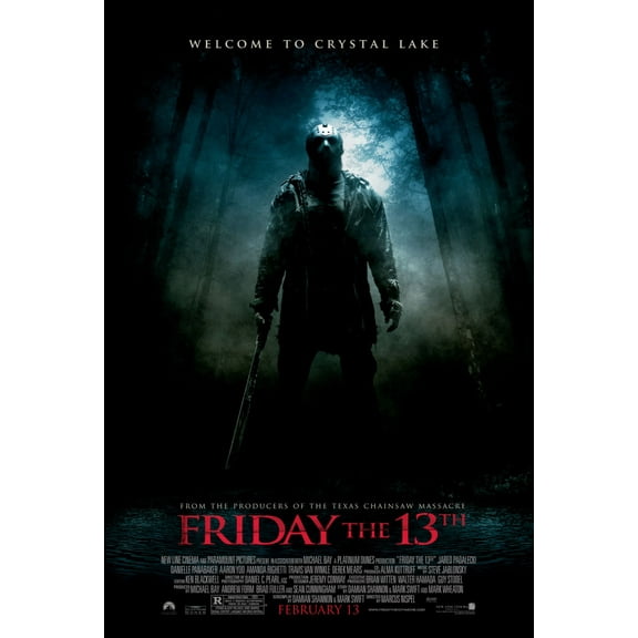 Friday The 13Th Movie Poster Giclee Print Reprint 27Inx40In for any room 27x40 Square Adults Best Posters