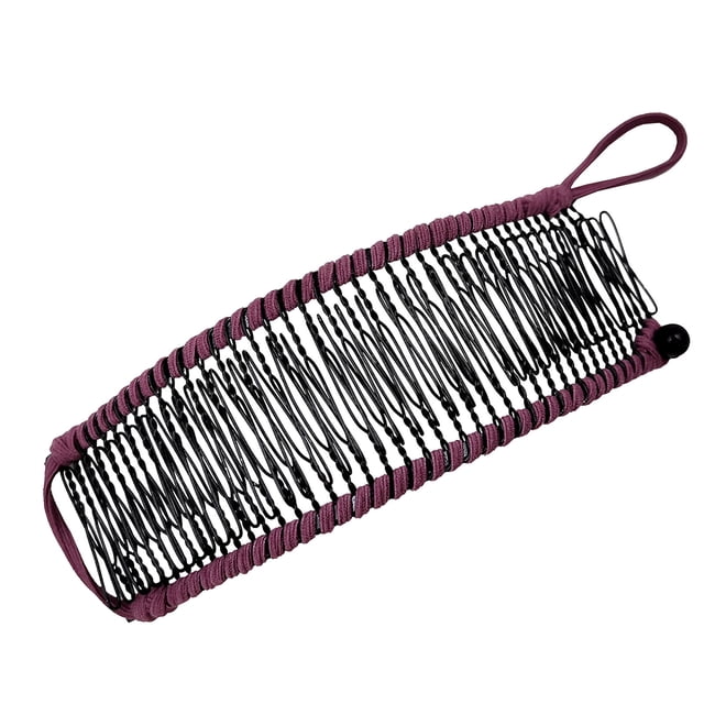 Xihbxyly Pinza para El Cabello Antideslizante, Pinza Elástica Tipo Banana, Accesorio para El Cabello con 40 Dientes, Peine Tipo Banana para Rizos Naturales, Gruesos y Ondulados.