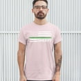 thumbnail image 3 of Tee Hunt Sheriff Distressed American Flag T-Shirt First Responders Patriotic Men's Tee, Light Pink, Medium, 3 of 5