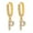 Gold, Multicolor, variant on Earrings for Women Dainty Gold Plated Initial Hoop Earrings Letter Alphabet Dangle Earrings Fashion Sparkly Rhinestone Letter Initial Pendant Drop Earrings for Women Valent Tax Free Weekend