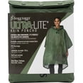 thumbnail image 5 of Frogg Toggs Ultra-Lite2 Rain Poncho for Adults, Packable Emergency Poncho, OD Green, One-Size, 5 of 5
