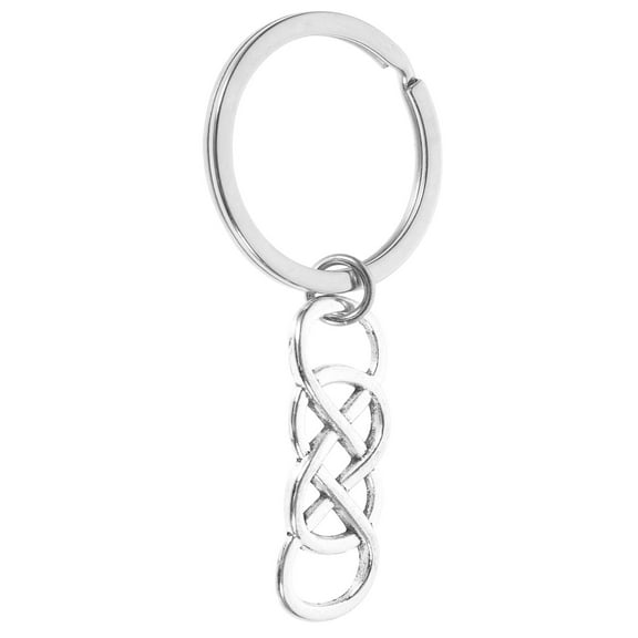 HOMEMAXS  Infinity Symbol Key Keychain Tag Rings Keychains Lovers Miss