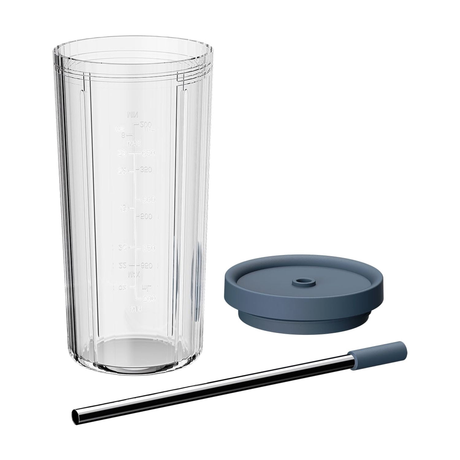 Thyme & Table 25 oz Blender to-Go Cup with Smart Seal Lid, Atlantic Blue