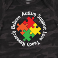 thumbnail image 4 of Inktastic Autism Awareness Month Puzzle Piece Boys or Girls Baby Bodysuit, 4 of 5