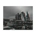 thumbnail image 4 of Moscow Black And White Skyline Canvas Artwork Breathtaking Stunning Cityscape for Home Decor Ready to Hang, 4 of 18