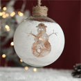 thumbnail image 1 of KG Navidad venta al por mayor Boules De Noel 8 cm transparente blanco vidrio colgante adornos para árboles De Navidad decoración navideña bolas De cristal, 1 of 4