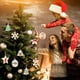 thumbnail image 5 of 40 piezas de adornos navideños de madera, rodajas de madera sin terminar con agujeros para niños, manualidades, centros de mesa, decoraciones colgantes navideñas, 4 estilos, 5 of 8