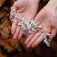 thumbnail image 3 of Accesorios para el cabello de boda, perlas de cristal para novia, perlas de boda, peine lateral para el cabello, piezas para el cabello de novia con perlas, los mejores materiales, 3 of 7