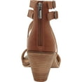thumbnail image 2 of Lucky Brand Women's Ressia Heel Leather Strappy Sandals Toffee Size 8.5M, 2 of 3