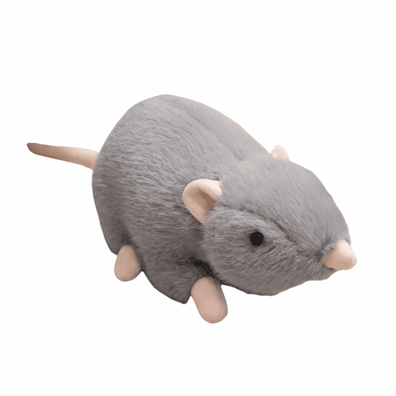 Realistic Mouse Stuffed Animal Prank Plush Toy - Cute Soft Stuffed Animal Doll Kid's Gift - 11.8''