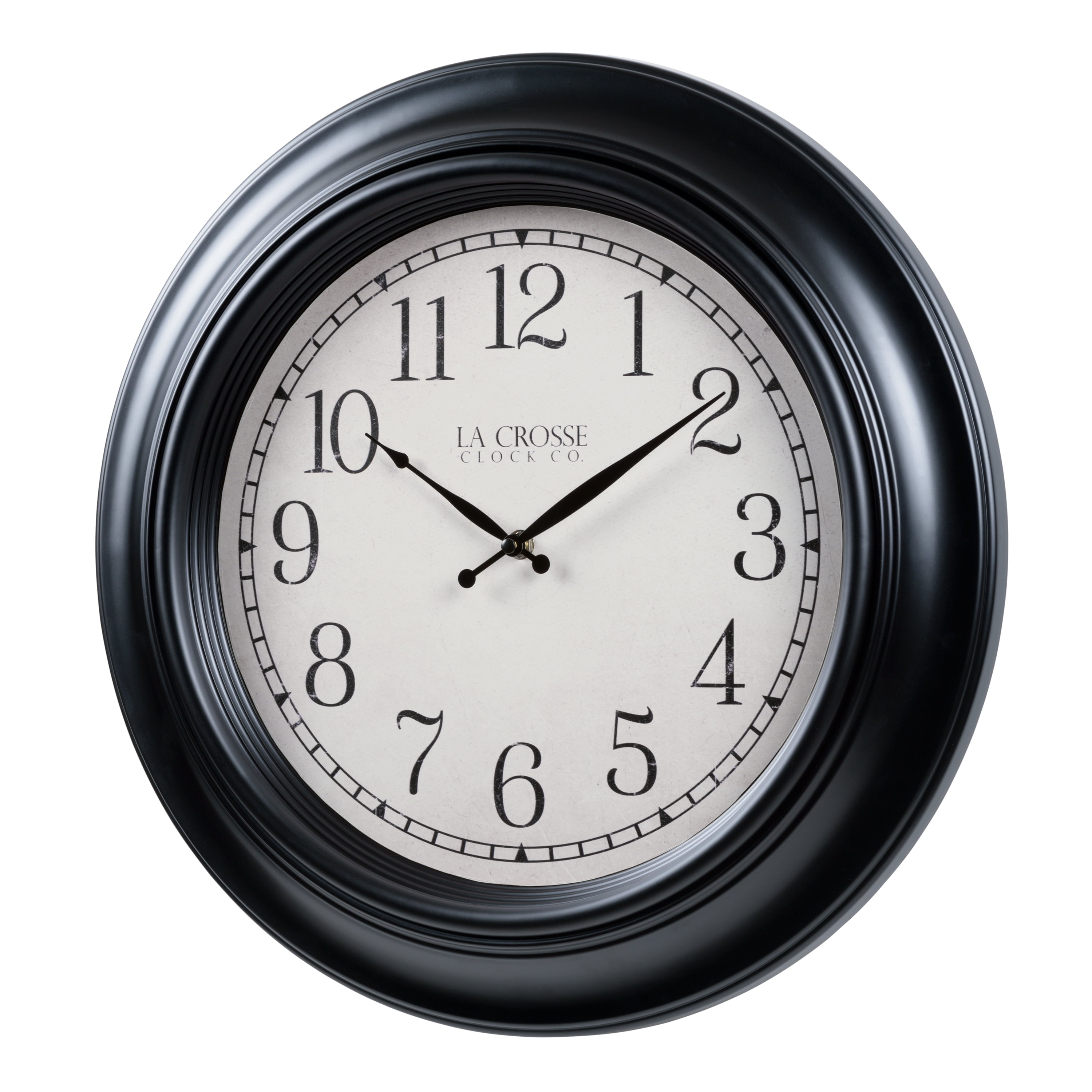 La Crosse Clock 18" Rhodes Quartz Analog Wall Clock, 404-3846A