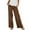 Coffee, variant on Womens Baggy Pants, Comdrip Women's Soft Stretch Elastic Waist Pull-on Long Trousers Lounge Trousers with Pockets Casual Pants for Women Beige L
