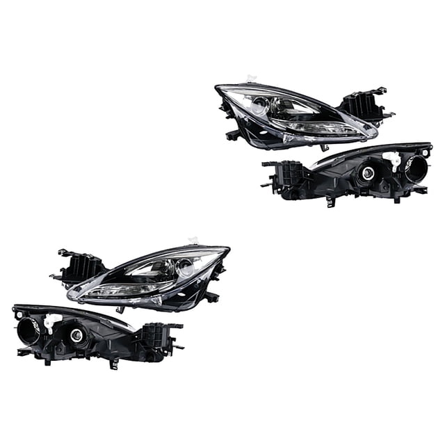 Par de Faros DEPO 6 2011 A 2013 Mazda P/Halog