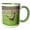 Green/White, variant on 3drose, Fall City, Wa. Male Ring-necked Pheasant at Liberty on a Farm., 11oz Mug