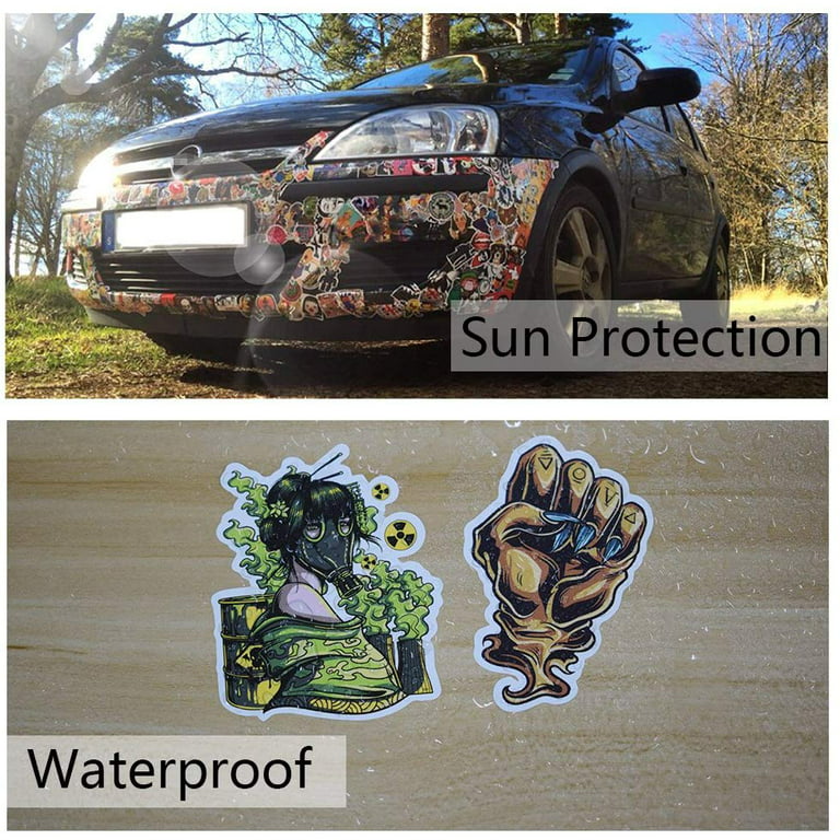 Pack of Waterproof Stickers and Decals Bikes MOTO Vinyl Waterproof Stickers  for Skateboard Computer Stickers 