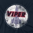thumbnail image 2 of BSG T-Shirt War Torn Viper Logo Unisex Graphic Tee For Men & Women, 2 of 7