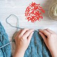 thumbnail image 4 of Phenofice 100 Pcs Locking Stitch Clips Plastic Red for DIY Weaving Aid for Beginners, 4 of 6