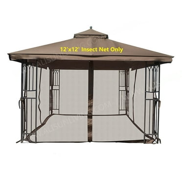 ​APEX GARDEN Replacement Mosquito Netting for 12' x 12' Gazebo