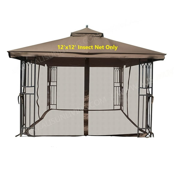 APEX GARDEN 12' x 12' Gazebo Replacement Mosquito Netting