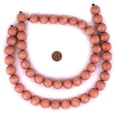 thumbnail image 2 of The Bead Chest Natural 18mm Wooden Beads in Orange for Jewelry Making – Round Loose Wood Spacer Beads I Approximately 24 Beads, 2 of 3