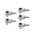 thumbnail image 1 of 5 ganchos para cables de luz colgante, organizador de soporte para cables, abrazaderas de metal, accesorio colgante Blanco Cola abrazaderas para cables, 1 of 8
