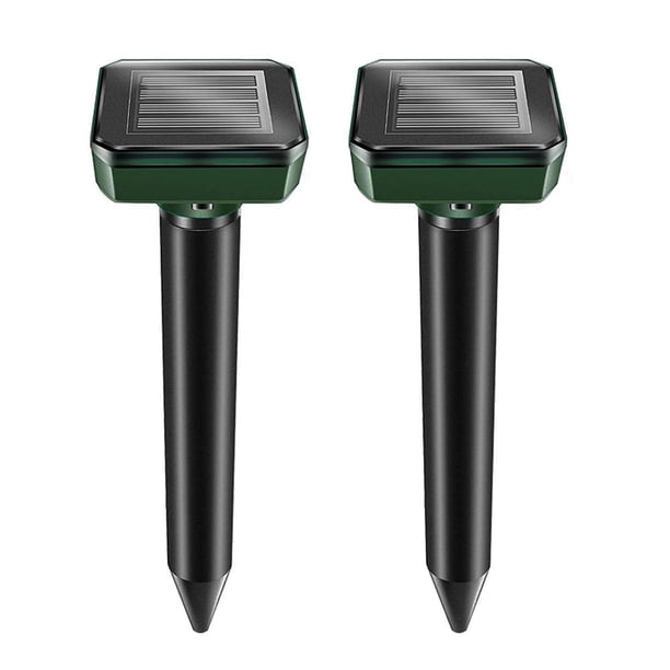 Repelente de ratones solar ultrasónico Sonic Yard LED Control de plagas (cuadrado) 2 piezas