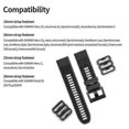thumbnail image 4 of 10pcs Silicone Replacement Secure Rings Watch Strap Fasteners Band Keepers Strap Loops Compatible With Garmin Watch A, 4 of 4
