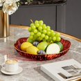 thumbnail image 1 of Plastic Serving Tray 9.45 Inches Square Multipurpose Dish for Fruit Snacks Candy Living Room Coffee Table Decor and Placement, 1 of 7