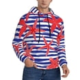 thumbnail image 2 of Sikiie Sea Stars Men's Hoodie, Essentials Hoodie, Sweatshirt, Pullover Hooded Sweatshirt for Men-Small, 2 of 7