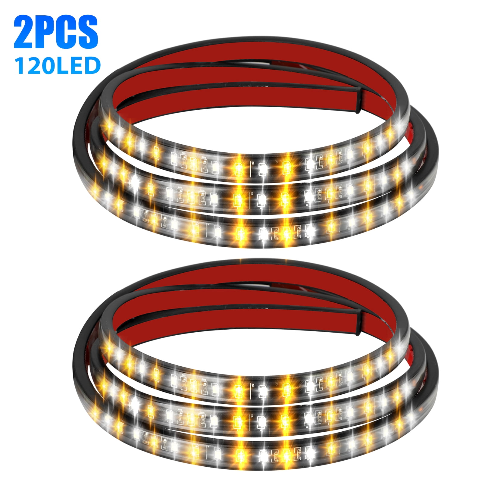 2pcs Truck LED Running Board Light, TSV 70/60/48inch Side Marker Light