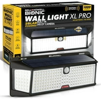 Bell   Howell Bionic Wall Light XL Pro Outdoor Solar Powered Light Motion Sensor 1000 Lumens LED