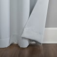 thumbnail image 6 of Sun Zero Nolan Energy Efficient Blackout Grommet Single Curtain Panel, 54" X 108", Dove White, 6 of 9