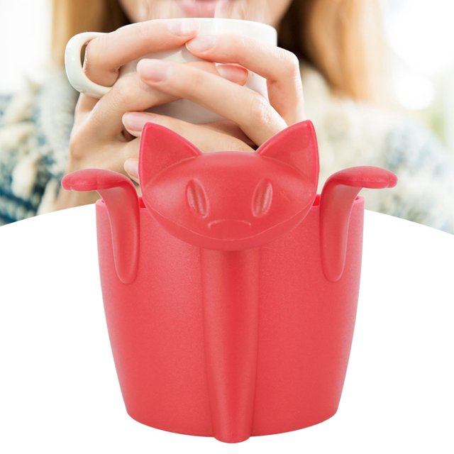 Tea Filter,Home Office Cute Cat Cute Tea Strainer Silicone Tea Strainer Masterfully Created