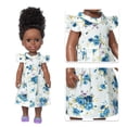 thumbnail image 3 of Toys 50% Off Clearance!Tarmeek Baby Doll Toys for Girls Age 3 4 5 6 7 Years Old,13.8Inch Black African Black Baby Cute Curly Black Baby Dolls Toy Birthday Gifts for Kids, 3 of 4